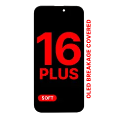OLED Assembly For iPhone 16 Plus (Aftermarket Pro: XO7 Soft)