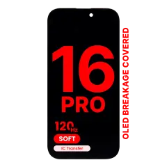 OLED Assembly For iPhone 16 Pro (Aftermarket Pro: XO7 Soft) (120HZ)