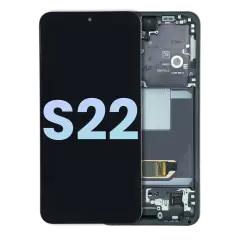 OLED Assembly With Frame For Samsung Galaxy S22 5G (Service Pack) (Phantom Black)