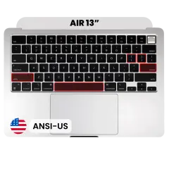 Top Case with Keyboard (ANSI US) For MacBook Air 13" A3240 (2025) (OEM New) (Silver)