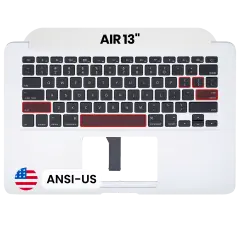 Top Case with Keyboard (ANSI US) For MacBook Air 13" A1466 (2012) (OEM New)