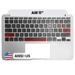 Top Case with Non-Backlit Keyboard (ANSI US) For MacBook Air 11" A1370 (2010)