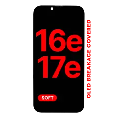 OLED Assembly Compatible For iPhone 17e / 16e (Aftermarket Pro: XO7 Soft)
