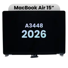 Complete LCD Display Assembly For MacBook Air 15" A3448 (2026) (Genuine OEM) (Silver)