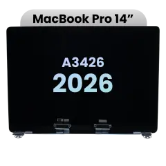 Complete LCD Display Assembly For MacBook Pro 14" A3426 (2026) (Genuine OEM) (Silver)