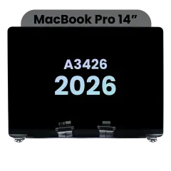 Complete LCD Display Assembly For MacBook Pro 14" A3426 (2026) (Genuine OEM) (Space Black)