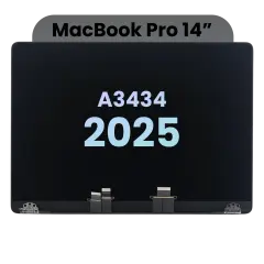 Complete LCD Display Assembly (Matte) For MacBook Pro 14" A3434 (2025) (Genuine OEM) (Space Black)