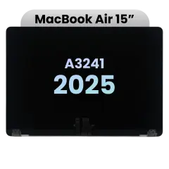 Complete LCD Display Assembly For MacBook Air 15" (A3241) (2025) (Genuine OEM) (Silver)