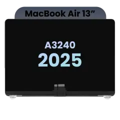 Complete LCD Display Assembly For MacBook Air 13" (A3240) (2025) (Genuine OEM) (Midnight)