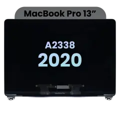 Complete LCD Display Assembly For MacBook Pro 13" A2338 (2020) (Genuine OEM) (Space Gray)
