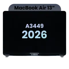 Complete LCD Display Assembly For MacBook Air 13" A3449 (2026) (Genuine OEM) (Midnight)