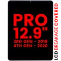 LCD Assembly With Digitizer For iPad Pro 12.9" 3rd Gen (2018) / iPad 12.9" 4th Gen (2020) (Aftermarket Pro: XO7) (All Colors)