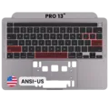 Top Case with Keyboard (ANSI US) For MacBook Pro 13" A2338 (2020) (Space Gray)