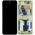 Inner OLED Assembly With Frame For Samsung Galaxy Z Flip 6 5G (US & International) (Used OEM Pull : Grade B/C) (Yellow)