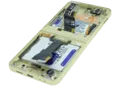 Inner OLED Assembly With Frame For Samsung Galaxy Z Flip 6 5G (US & International) (Used OEM Pull : Grade B/C) (Yellow)