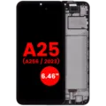 OLED Assembly With Frame For Samsung Galaxy A25 5G (A256 / 2023) (6.46")(Aftermarket Plus) (All Colors)