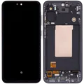 OLED Assembly With Frame For Samsung Galaxy A56 5G (A566 / 2025) (6.62") (Aftermarket Plus) (Graphite)