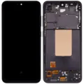 OLED Assembly With Frame For Samsung Galaxy S24 FE 5G (US & International Version)(6.62") (Aftermarket Plus) (Graphite)