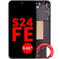OLED Assembly With Frame For Samsung Galaxy S24 FE 5G (US & International Version)(6.62") (Aftermarket Plus) (Graphite)