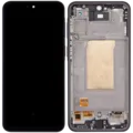 OLED Assembly With Frame For Samsung Galaxy A37 5G (A376 / 2026)(6.62")（Aftermarket Plus) (Charkoal)