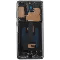 LCD Assembly With Frame (Without FingerPrint Sensor) For Samsung Galaxy S20 Plus 5G (US & International) (Aftermarket: Incell) (Cosmic Black)