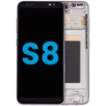 LCD Assembly With Frame (Without FingerPrint Sensor) For Samsung Galaxy S8 (Aftermarket: Incell) (Orchid Gray)