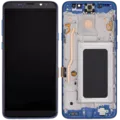 LCD Assembly With Frame (Without FingerPrint Sensor) For Samsung Galaxy S9 Plus (Aftermarket: Incell) (Coral Blue)