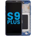 LCD Assembly With Frame (Without FingerPrint Sensor) For Samsung Galaxy S9 Plus (Aftermarket: Incell) (Coral Blue)