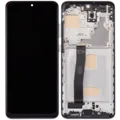 LCD Assembly With Frame (Without FingerPrint Sensor) For Samsung Galaxy S20 Ultra 5G (Aftermarket: Incell) (Cosmic Black)