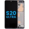 LCD Assembly With Frame (Without FingerPrint Sensor) For Samsung Galaxy S20 Ultra 5G (Aftermarket: Incell) (Cosmic Gray)