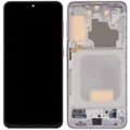 LCD Assembly With Frame (Without FingerPrint Sensor) For Samsung Galaxy S21 5G (Aftermarket: Incell) (Phantom Pink)