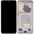 LCD Assembly With Frame (Without FingerPrint Sensor) For Samsung Galaxy S21 5G (Aftermarket: Incell) (Phantom White)