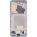 LCD Assembly With Frame (Without FingerPrint Sensor) For Samsung Galaxy S21 5G (Aftermarket: Incell) (Phantom White)