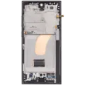 LCD Assembly With Frame (Without FingerPrint Sensor) For Samsung Galaxy S23 Ultra 5G (Aftermarket: Incell) (Phantom Black)