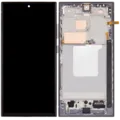 LCD Assembly With Frame (Without FingerPrint Sensor) For Samsung Galaxy S24 Ultra 5G (Aftermarket: Incell) (Titanium Black)