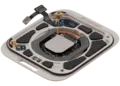 Back Cover Assembly For Watch Series SE 2nd (40MM) (Cellular Version) (Aluminum / Starlight)