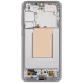 OLED Assembly With Frame For Samsung Galaxy S25 FE 5G (US & International Version) (Refurbished) (White)