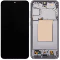 OLED Assembly With Frame For Samsung Galaxy S25 FE 5G (US & International Version) (Refurbished) (Jetblack)
