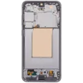 OLED Assembly With Frame For Samsung Galaxy S25 FE 5G (US & International Version) (Refurbished) (Jetblack)