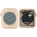 Housing Assembly Compatible For Watch Series 3 (38MM) (Used OEM Pull: Grade A) (Cellular Version) (Aluminum / Rose Gold)