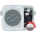 Housing Assembly Compatible For Watch Series 3 (38MM) (Used OEM Pull: Grade A) (Cellular Version) (Aluminum / Silver)