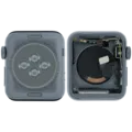 Housing Assembly Compatible For Watch Series 3 (38MM) (Used OEM Pull: Grade A) (Cellular Version) (Aluminum / Space Black)