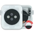 Housing Assembly Compatible For Watch Series 3 (38MM) (Used OEM Pull: Grade A) (GPS Version) (Aluminum / Silver)