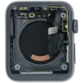 Housing Assembly Compatible For Watch Series 3 (42MM) (Used OEM Pull: Grade A) (Cellular Version) (Aluminum / Space Black)