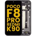 OLED Assembly With Frame For Poco F8 Pro / Redmi K90 (Refurbished) (Black)
