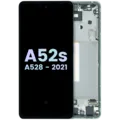 OLED Assembly With Frame For Samsung Galaxy A52s 5G (A528 / 2021) (Service Pack) (Awesome Mint)