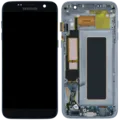 LCD Assembly With Frame For Samsung Galaxy S7 Edge (Service Pack) (Black)