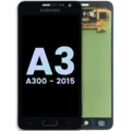 LCD Assembly Without Frame For Samsung Galaxy A3 (A300 / 2015) (Service Pack) (Black)