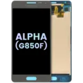 LCD Assembly Without Frame For Samsung Galaxy Alpha (G850F) (Service Pack) (Gold)