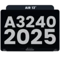 Complete LCD Display Assembly For MacBook Air 13" A3240 (2025) (Used OEM Pull: Grade B) (Midnight)